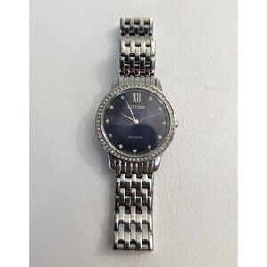 Silhouette‎ Crystal Navy Blue Dial Ladies Watch